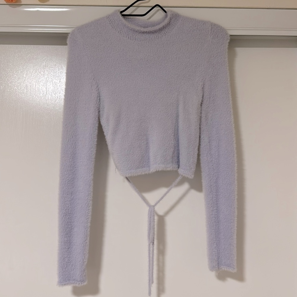 Purple top. Forever 21. Small size. Bare back.